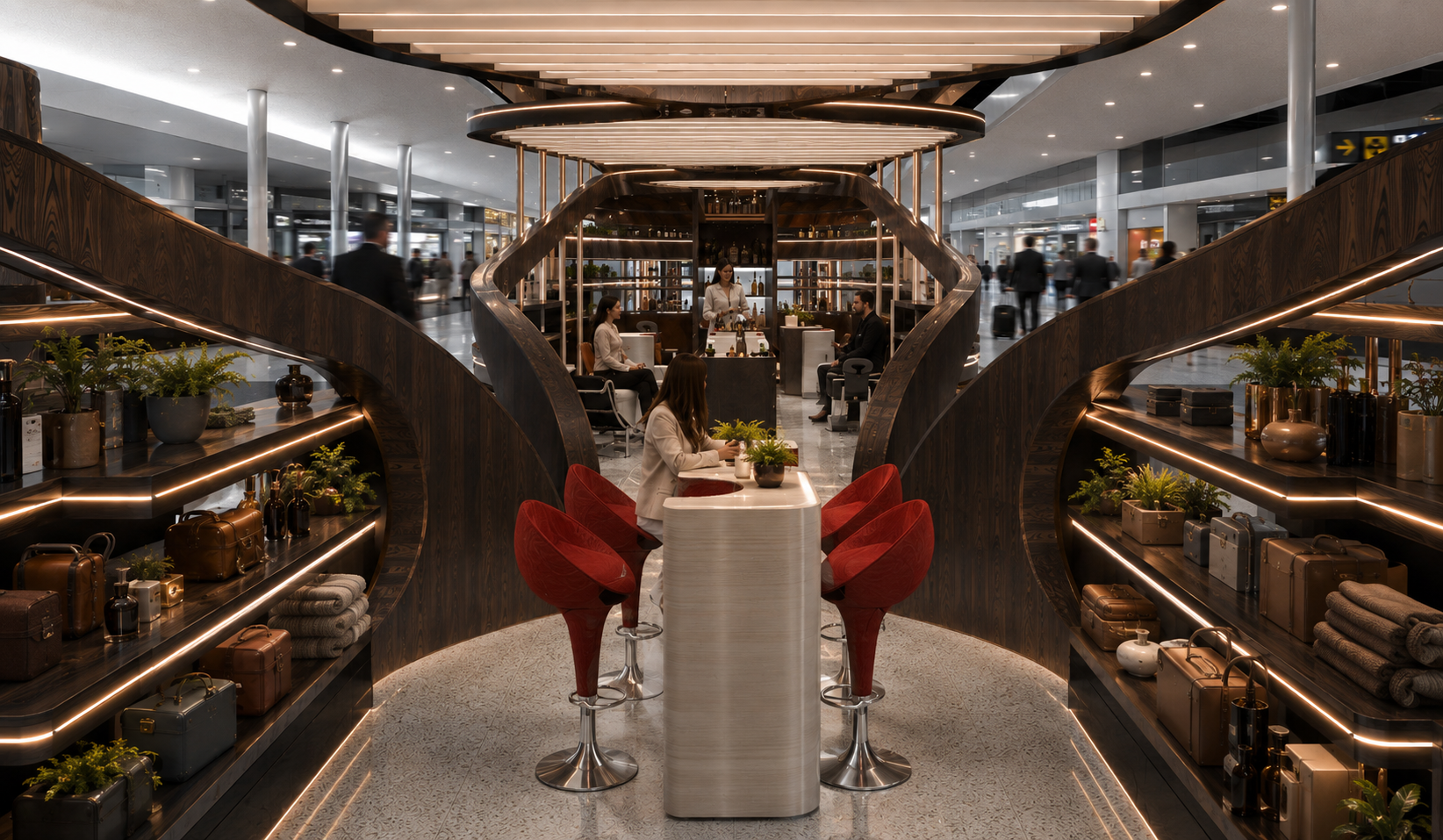 Airport Retail + Wellness — Interior Experience