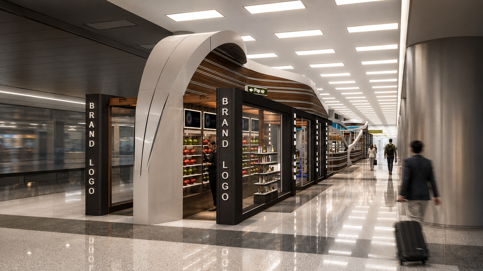 Airport Retail + Wellness — Entry Experience