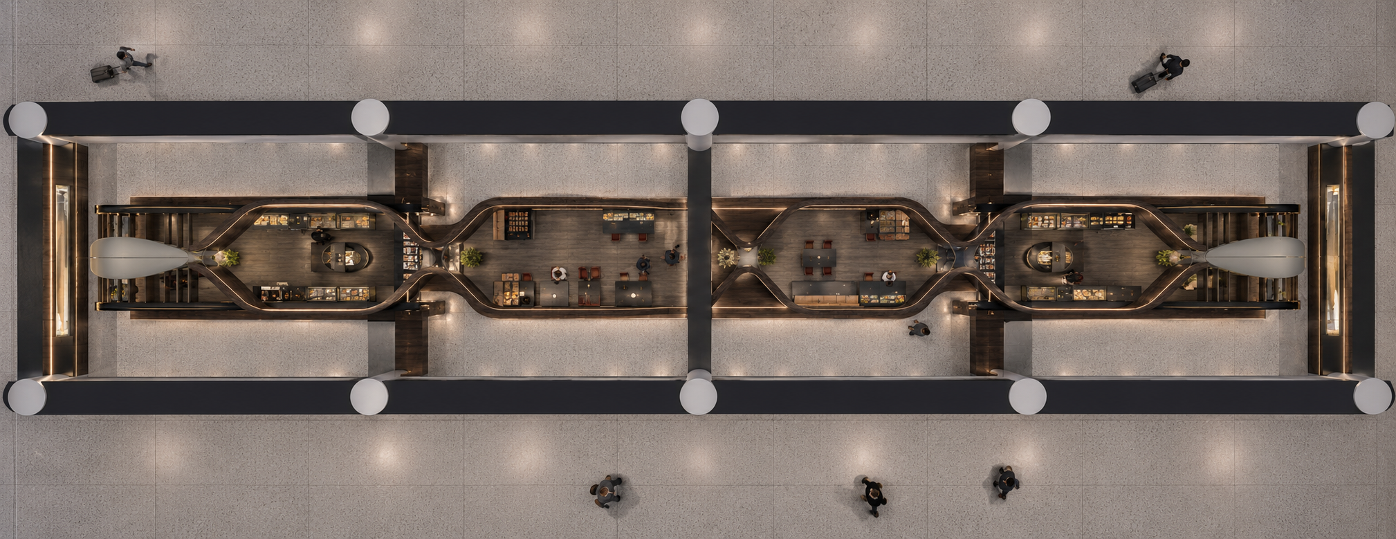 Airport Retail + Wellness — Layout