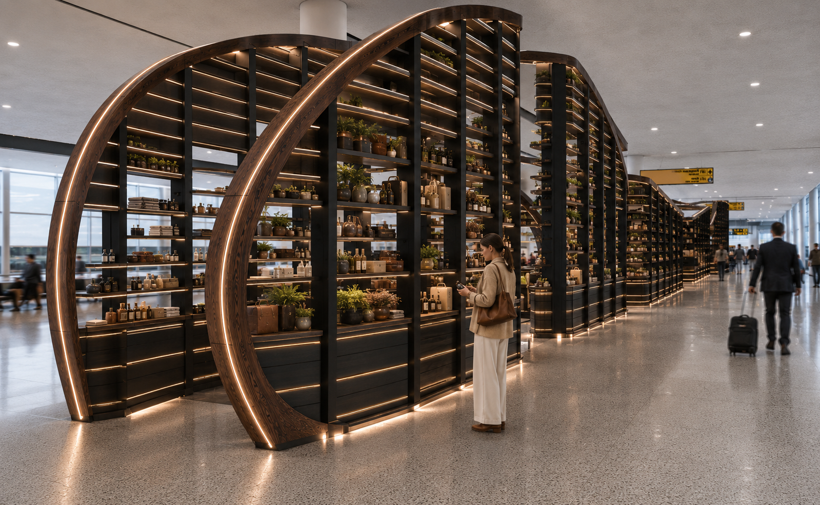 Airport Retail + Wellness — Entry Experience