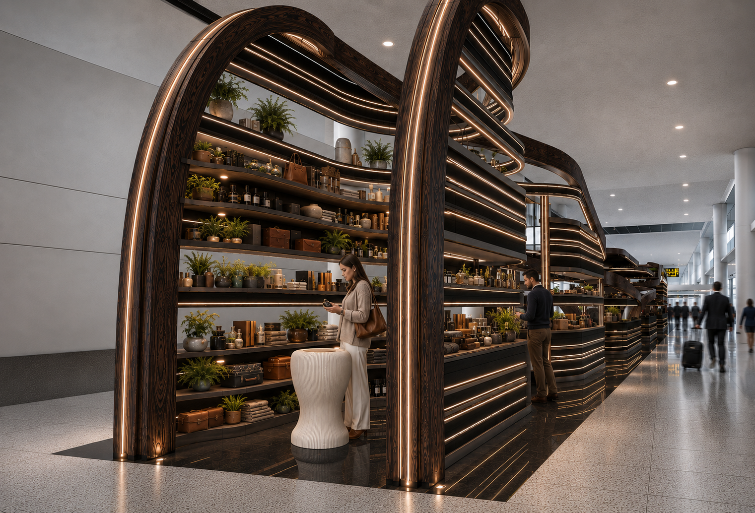 Airport Retail + Wellness — Entry Experience