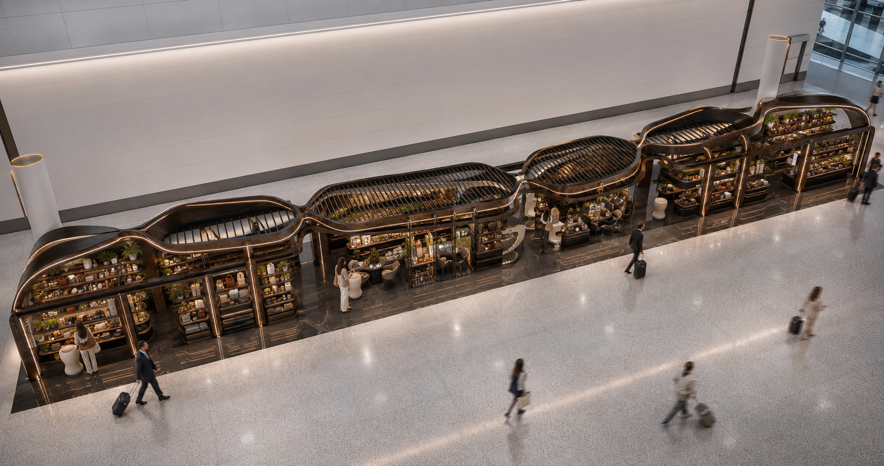 Airport Retail + Wellness — Layout