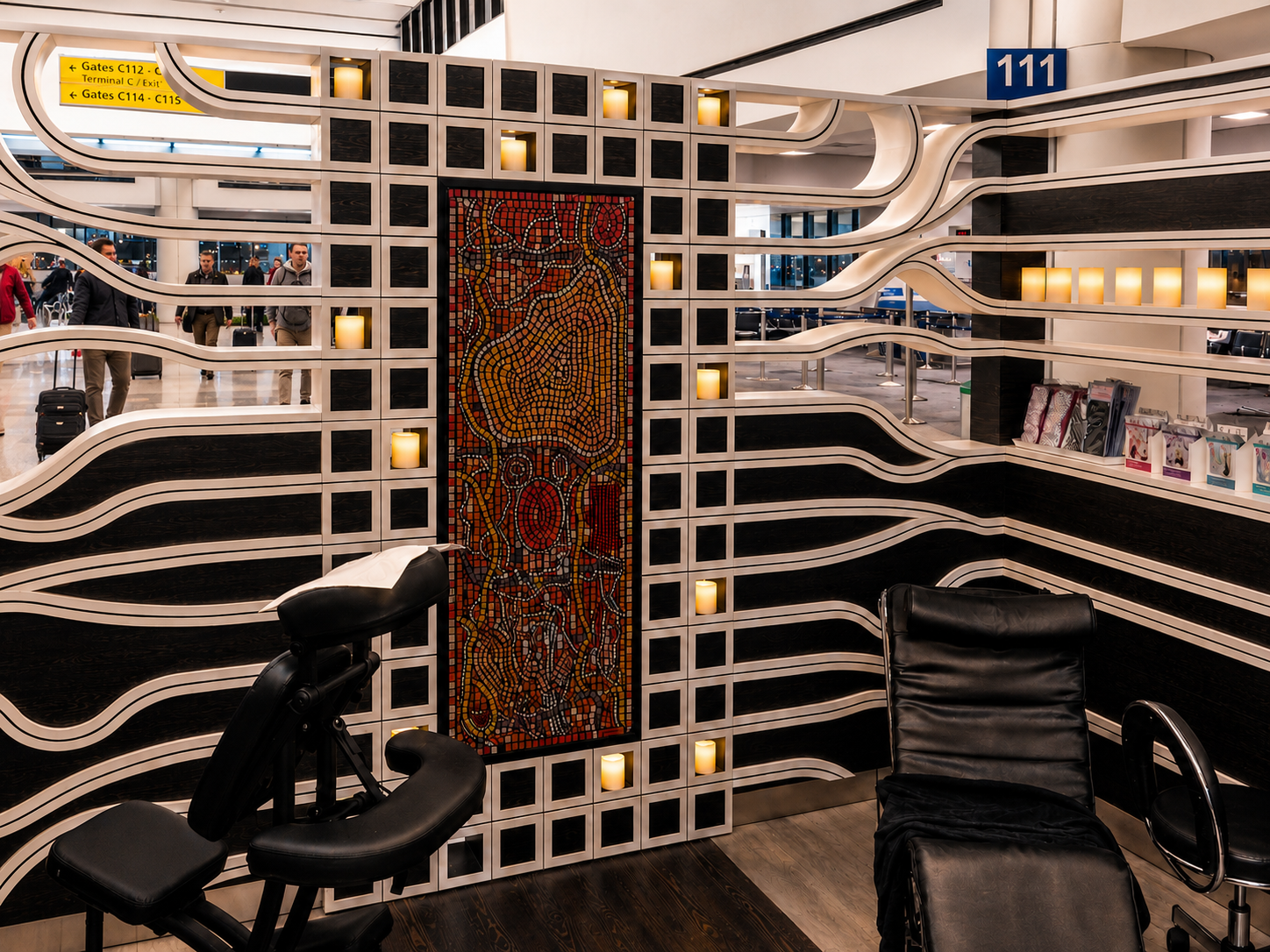 D_parture Spa — Integrated Retail Display