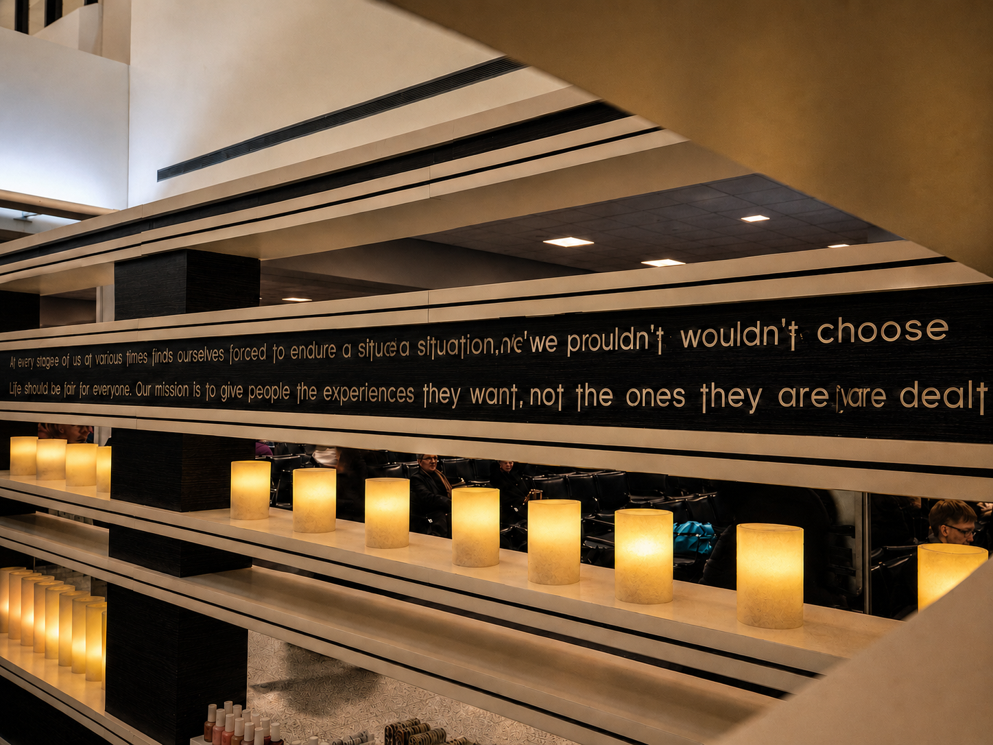 D_parture Spa — Integrated Retail Display