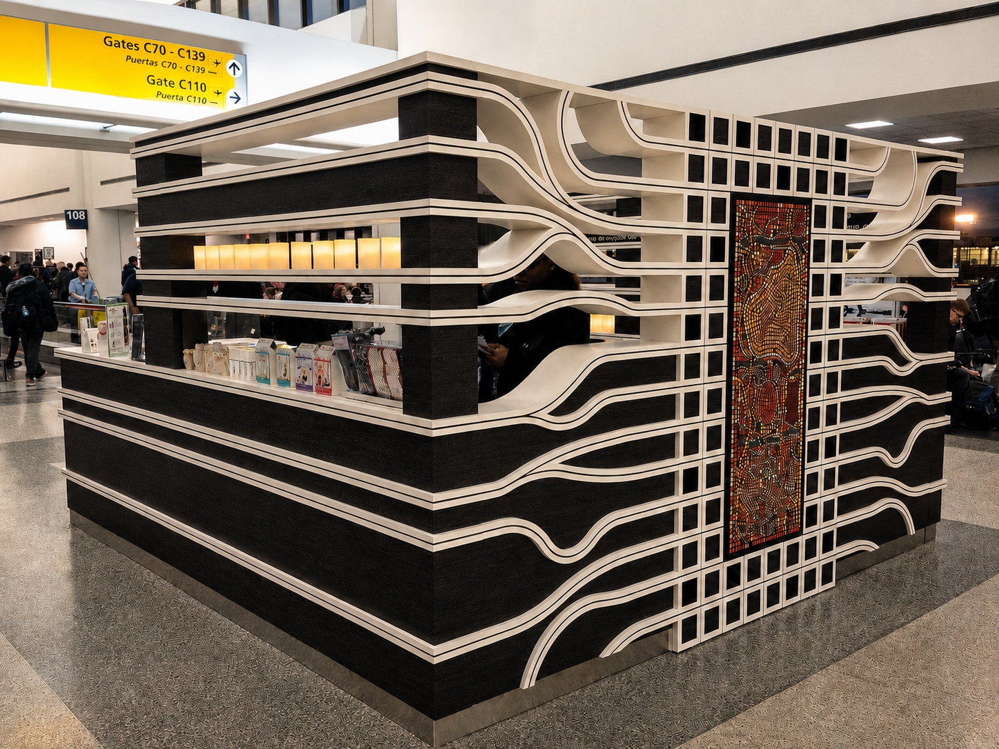 D_parture Spa — Sculptural Kiosk Design