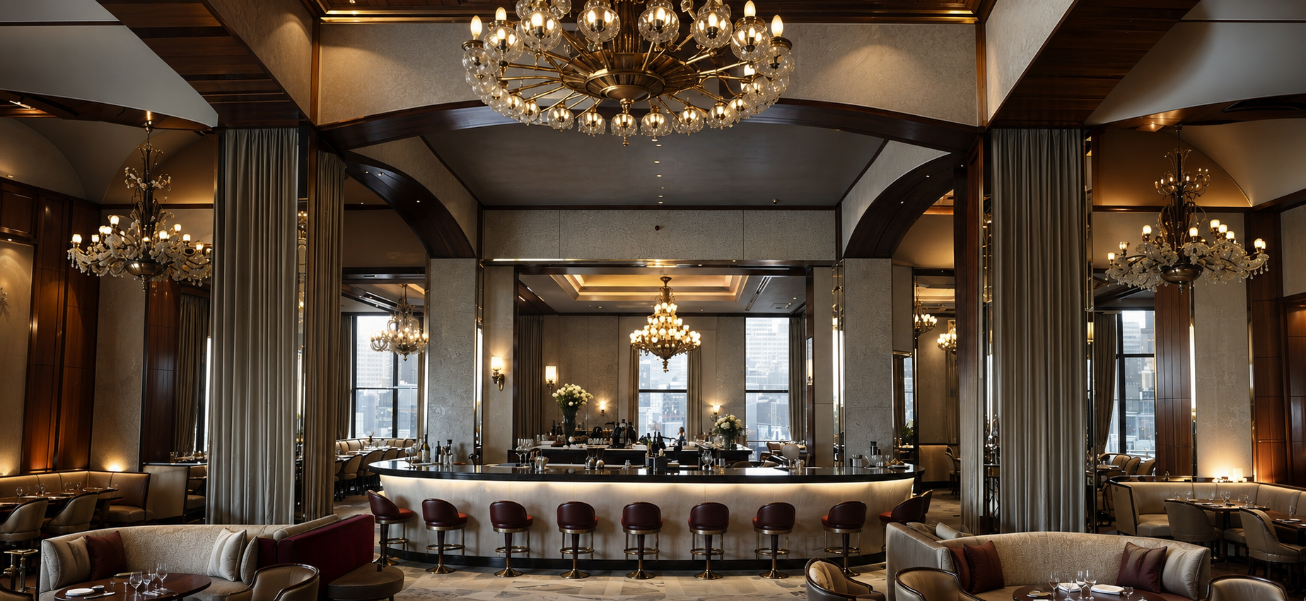 New York Athletic Club — Dining Room Interior