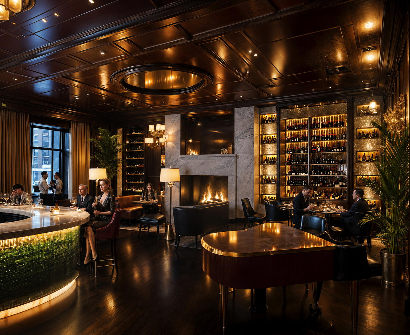 New York Athletic Club — Lounge on Eleven