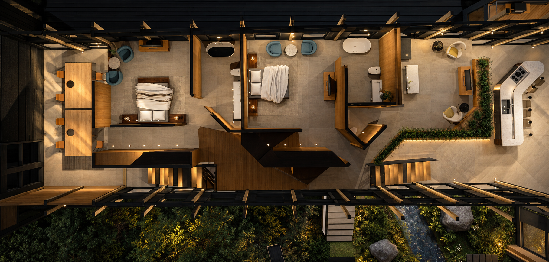Platte Clove Residence Interior Plan View Bedrooms.png