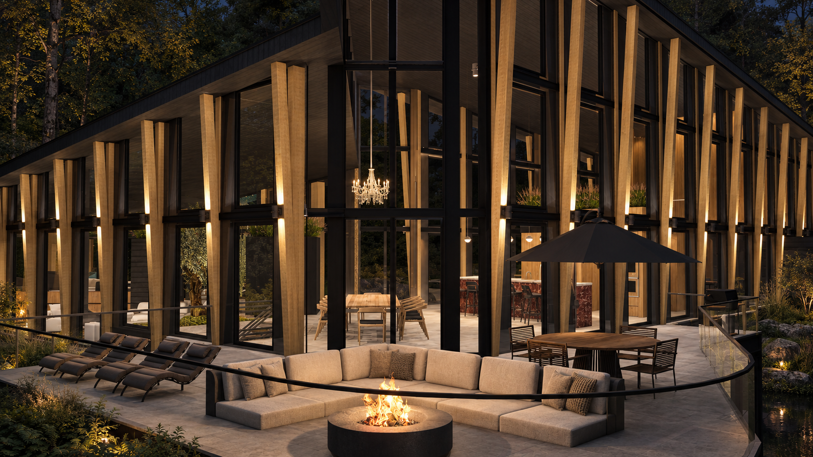 Platte Clove Residence Outdoor Deck Blue Hour.png