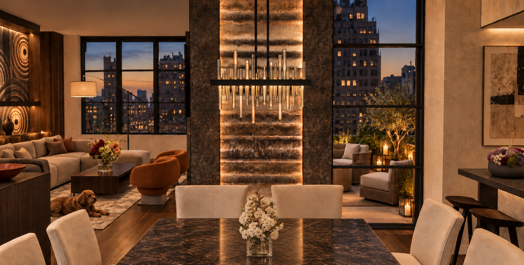 Chelsea Residence — Warm Art Collector Interior