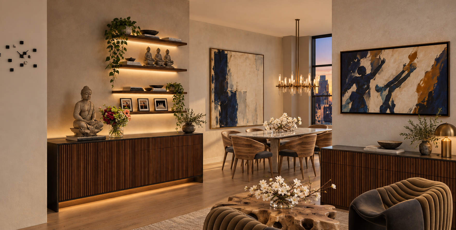 Chelsea Residence — Art, Living and Dining
