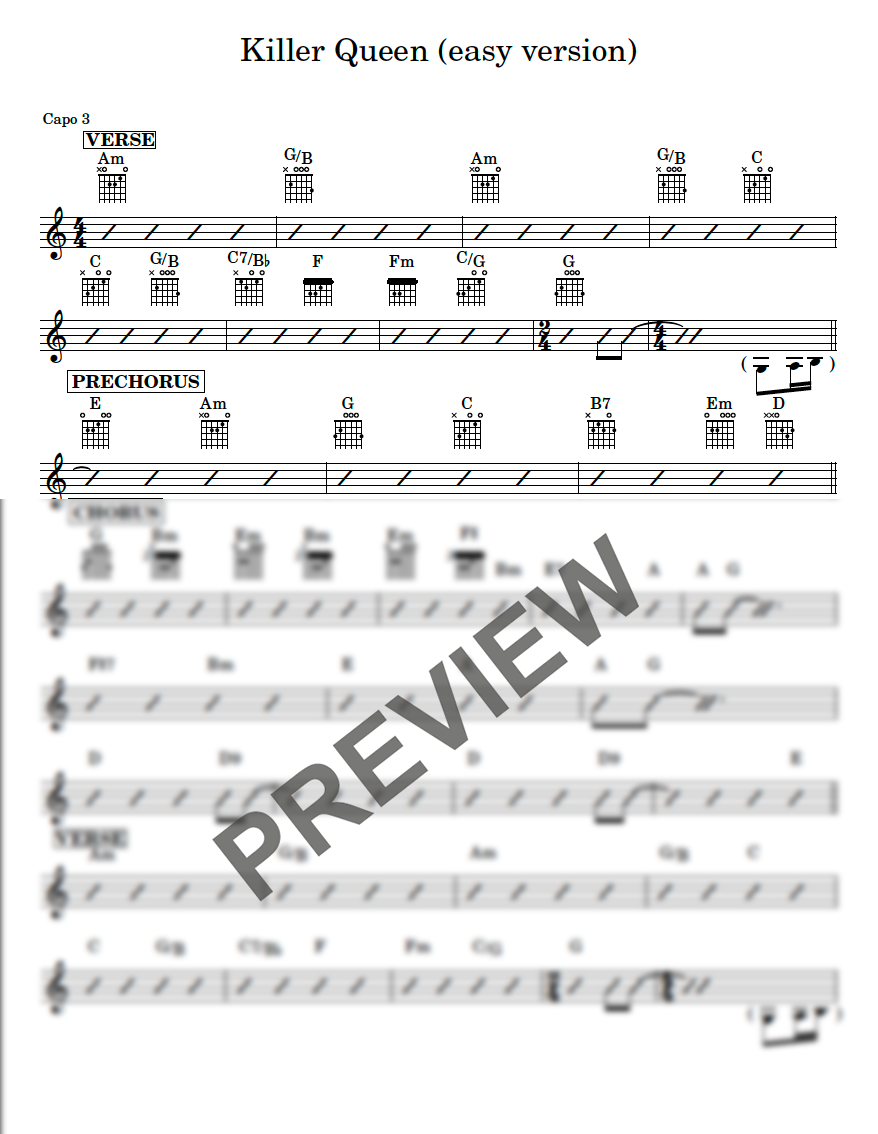 Acid queen sheet music