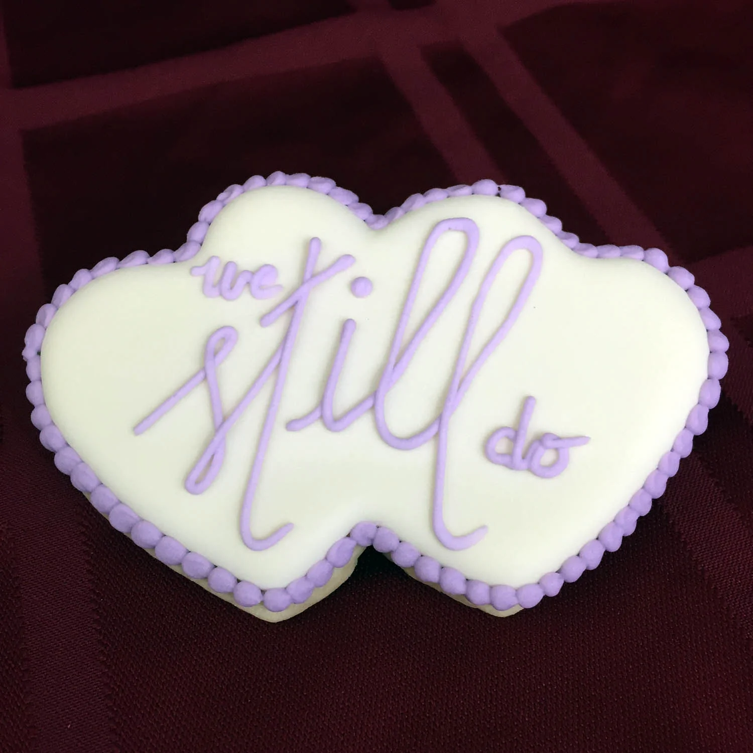 The text and colors can be customized