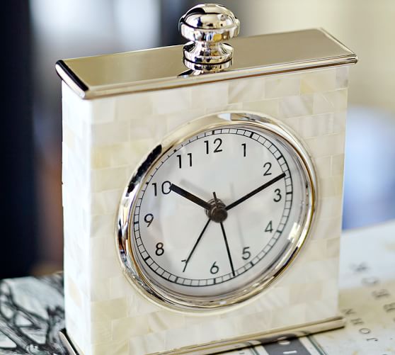 Traditional: Mother of Pearl Clock
