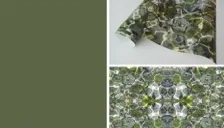 Pebbled wallpaper with Farrow & Ball Bancha 298