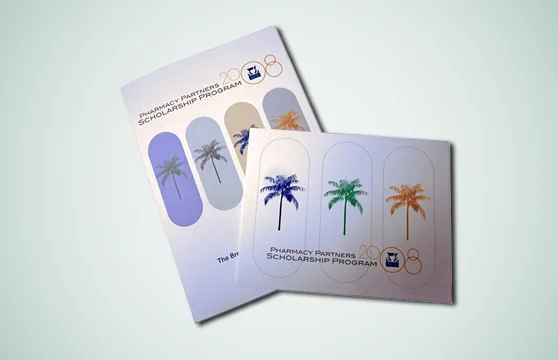  National Association of Chain Drugstores Pharmacy Foundation Invite Design, Layout, Graphics, Logo 