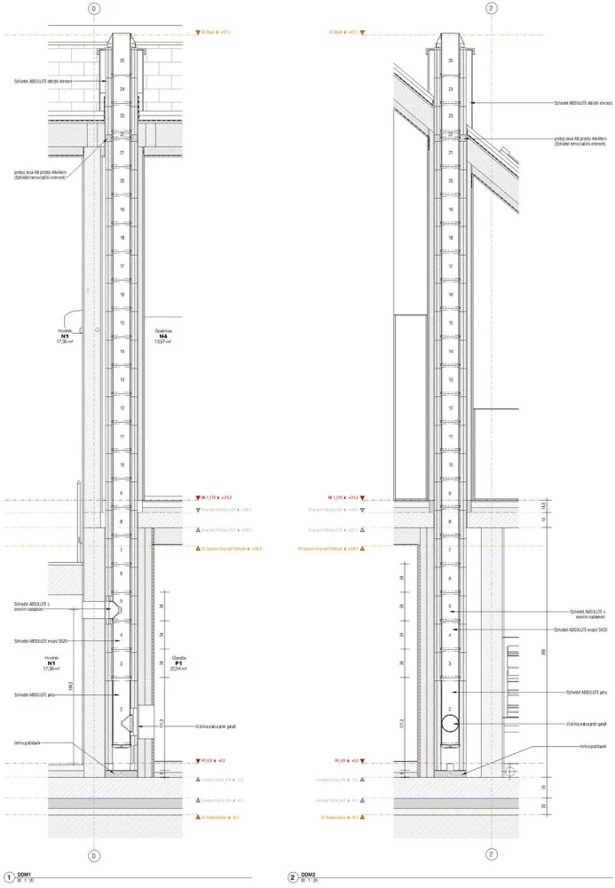 Hiša Mengeš - detajl dimnika