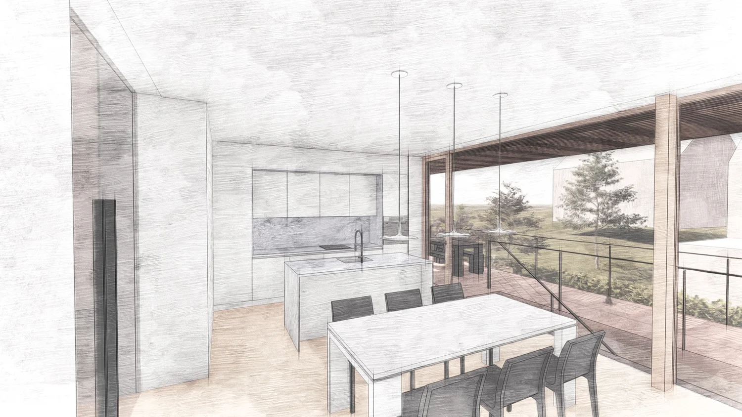 FAZA 2 - Enostanovanjska stavba; interier