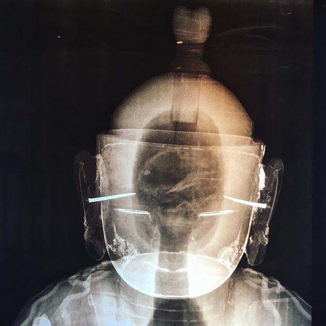 #xray of a Buddha from the #harnmuseum