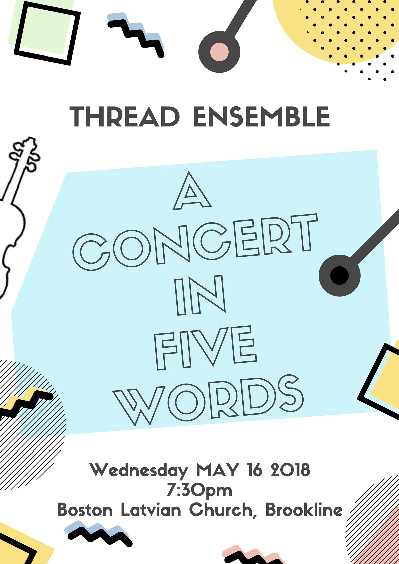 A Concert in Five Words - Thread Ensemble
