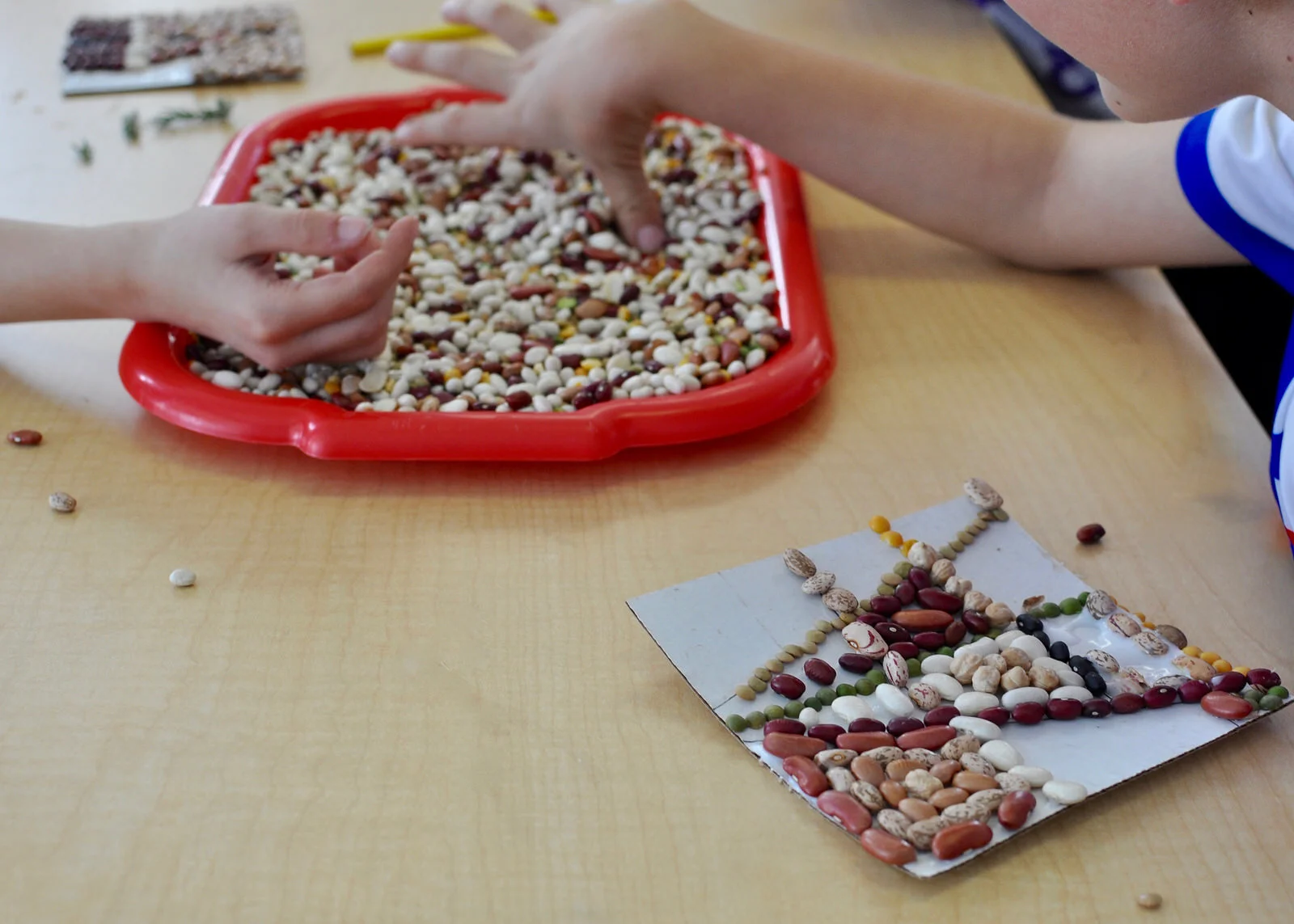 Lower Elementary Art Show Preparation