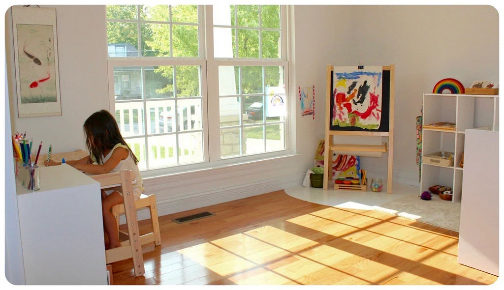 Montessori at Home: Lynne's Art Space