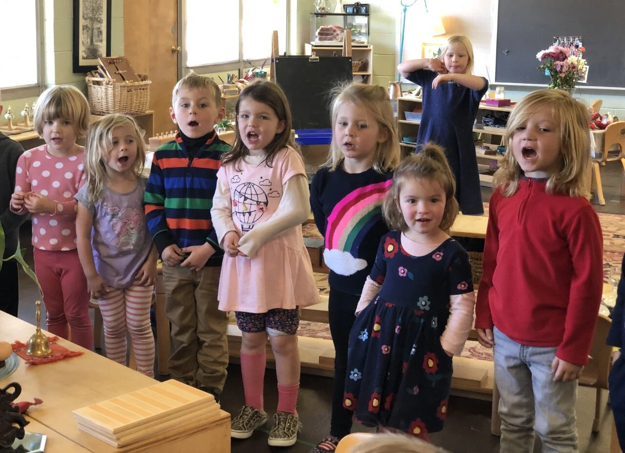 Singing in the Children's House - Getting Ready For the Winter Concert!