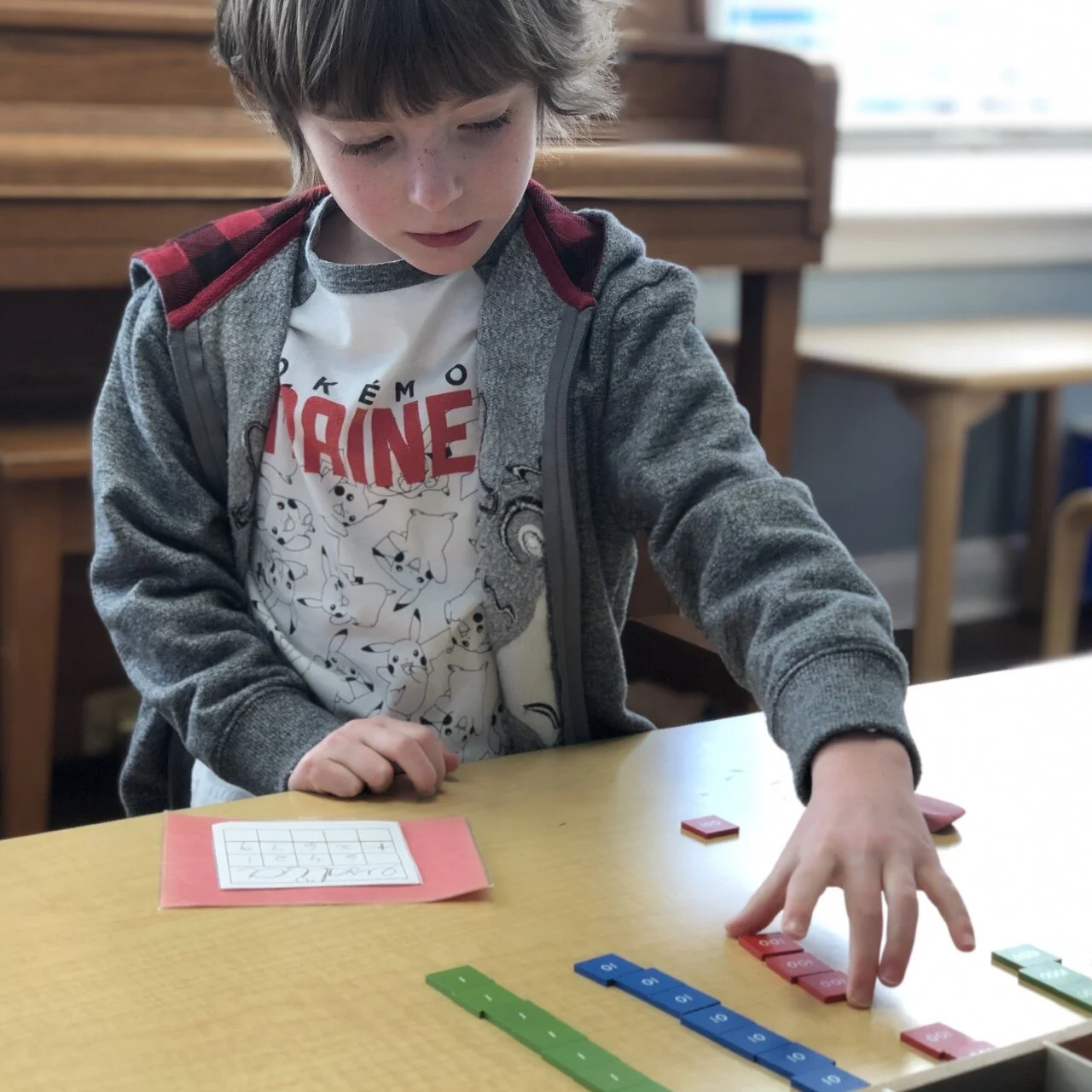 Numbers on a Page - The Addition Stamp Game!