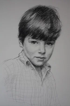 Archie, charcoal 2013 16"x18"