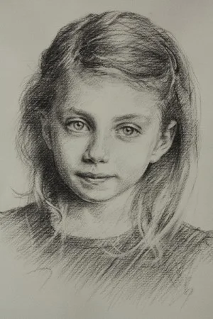 Lillia, charcoal 2012