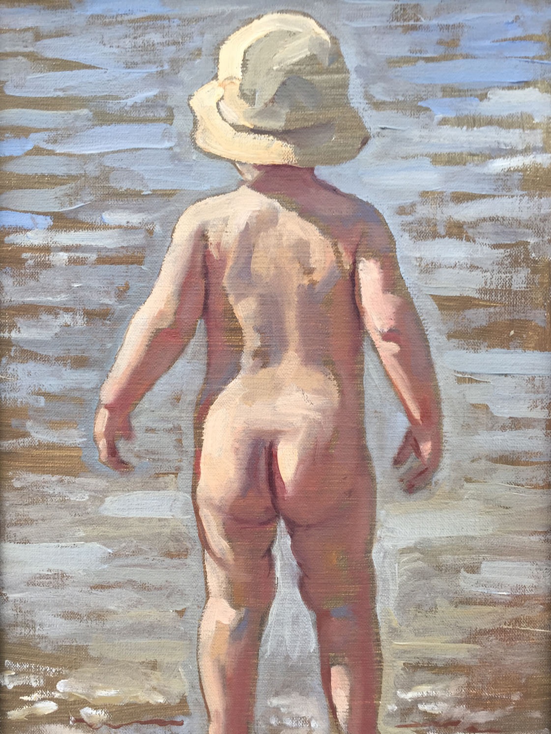 Bather Oil 16”x12” 2011
