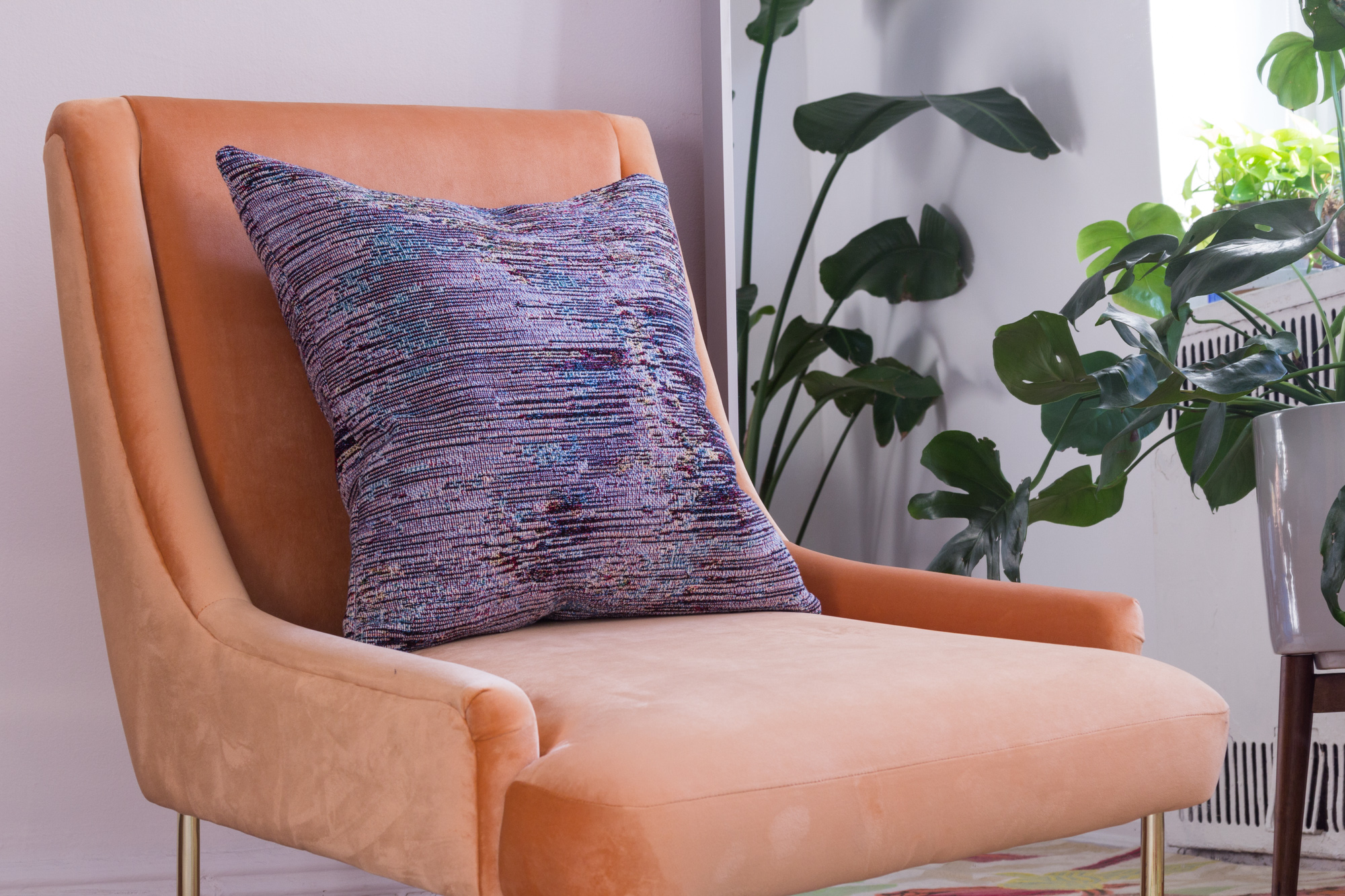 Cascade Woven Pillow Sham feat. Fabric Produced for DIOR