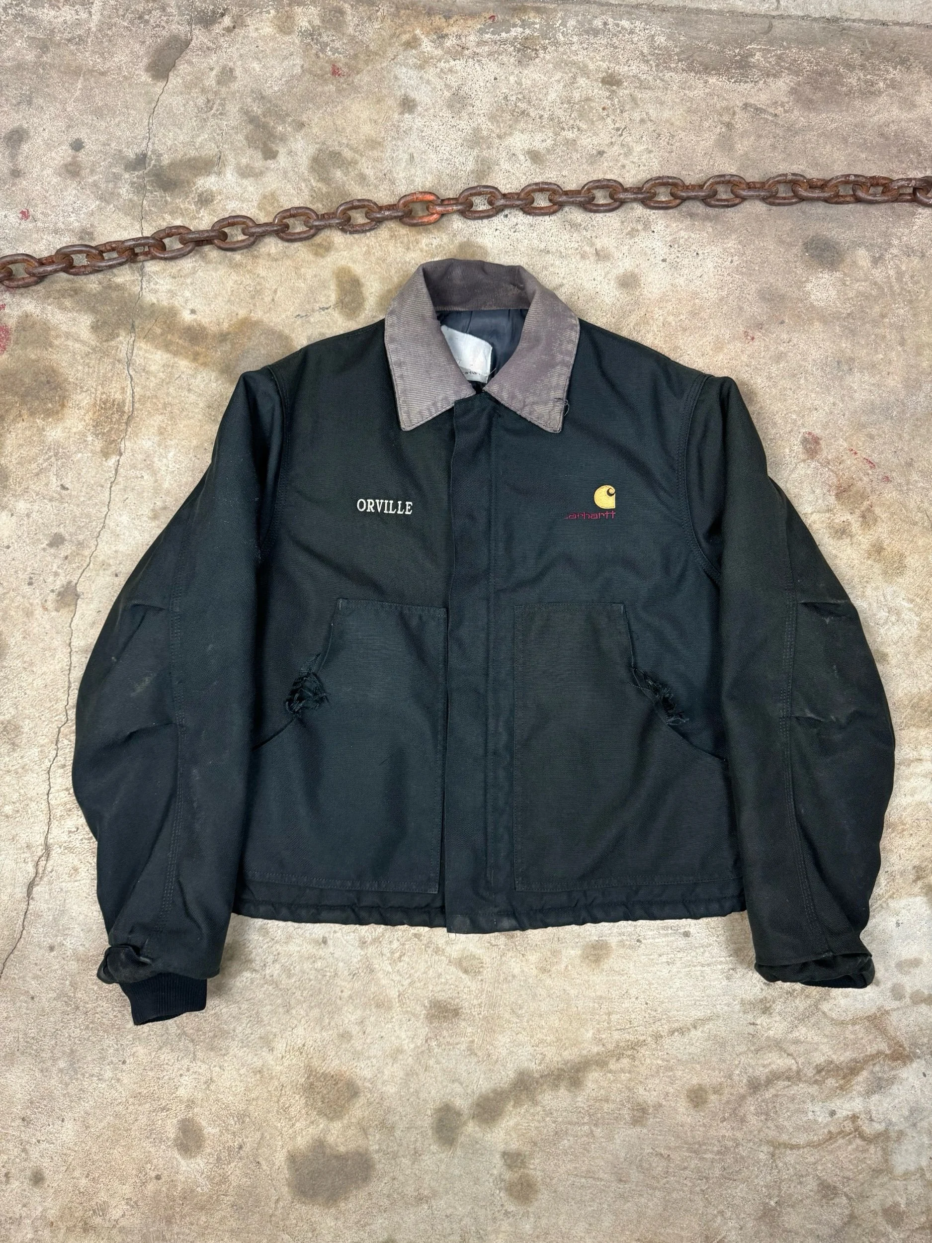CarHartt (カーハート) 企業刺繍トラディショナルジャケット ブラウン 