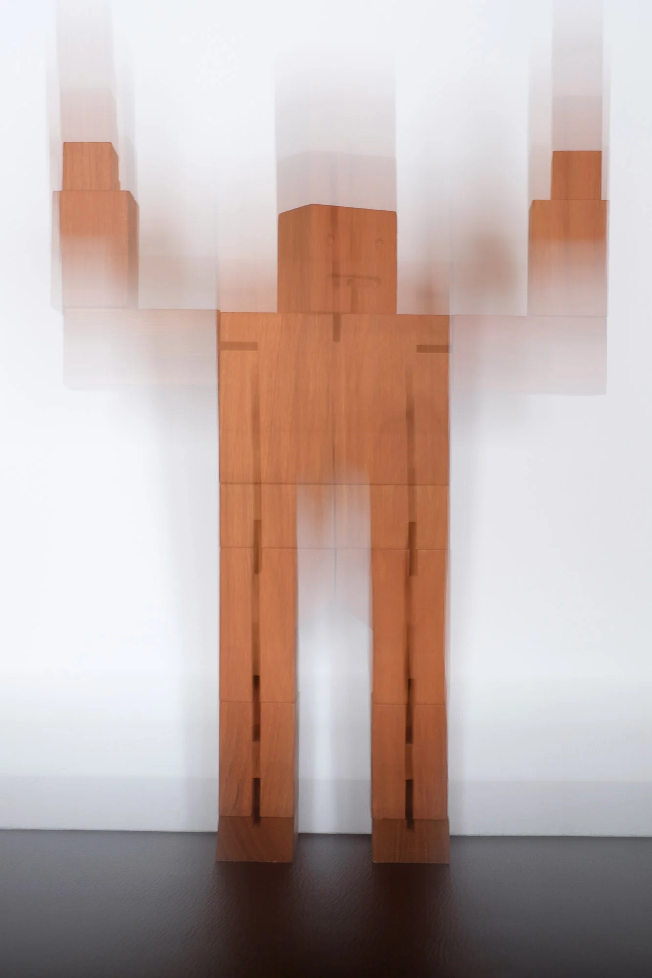 An extreme example of motion blur.