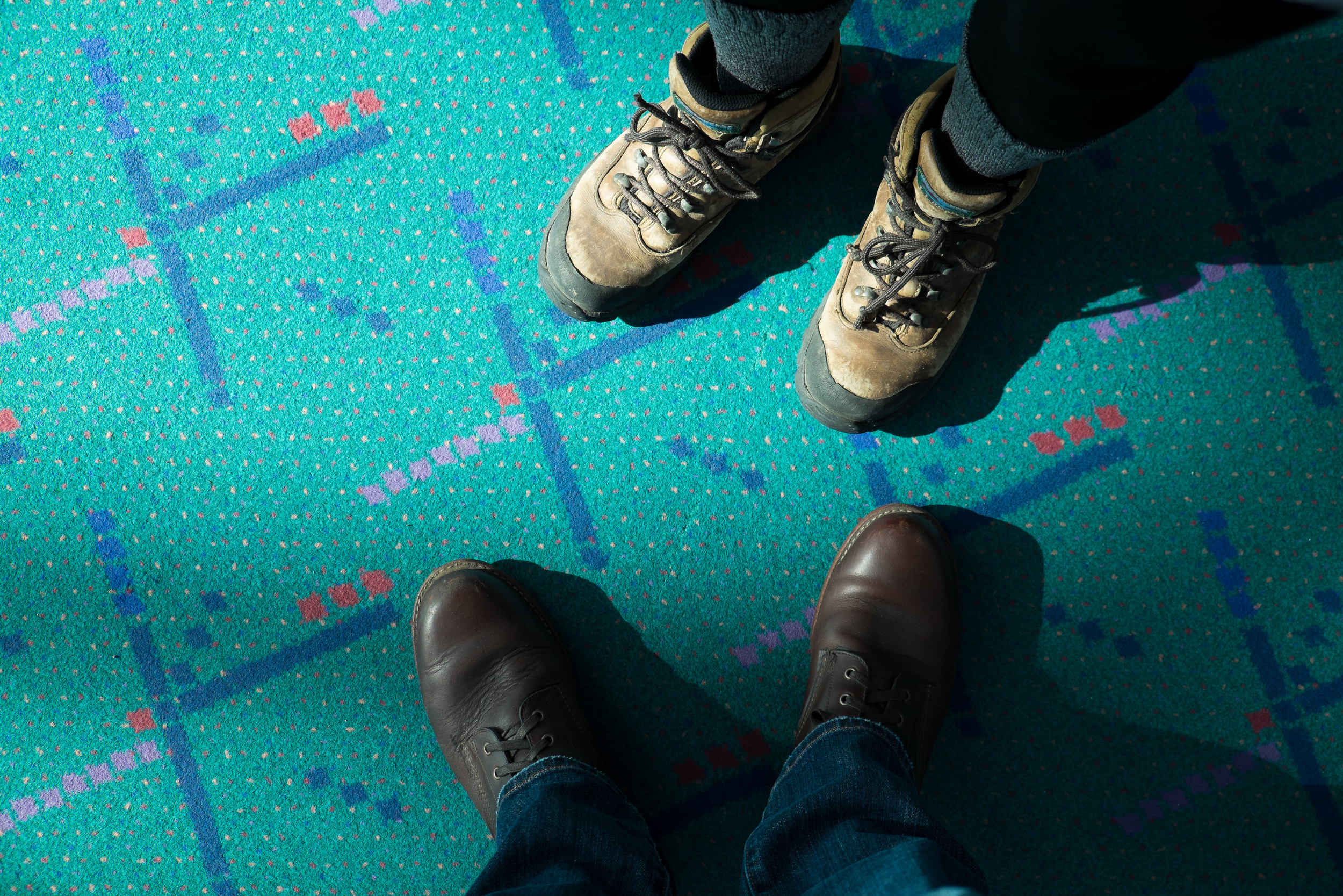 The infamous PDX carpet. Hopefully they don't replace all of it in the remodel.