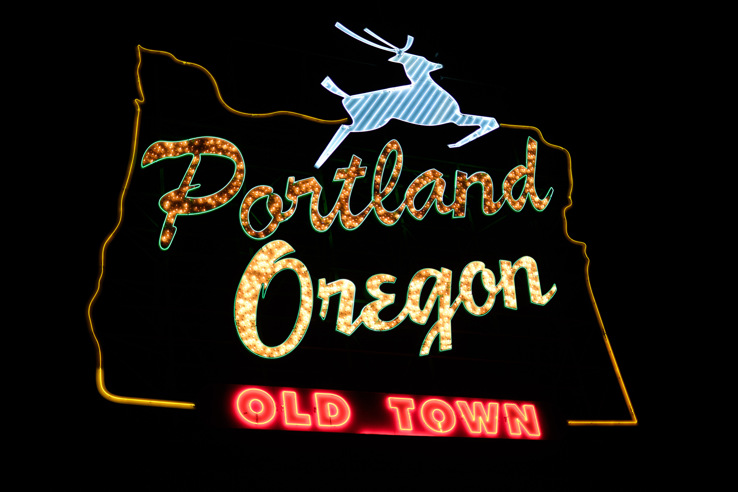 Getting a shot of this sign was the only must on my Portland checklist.