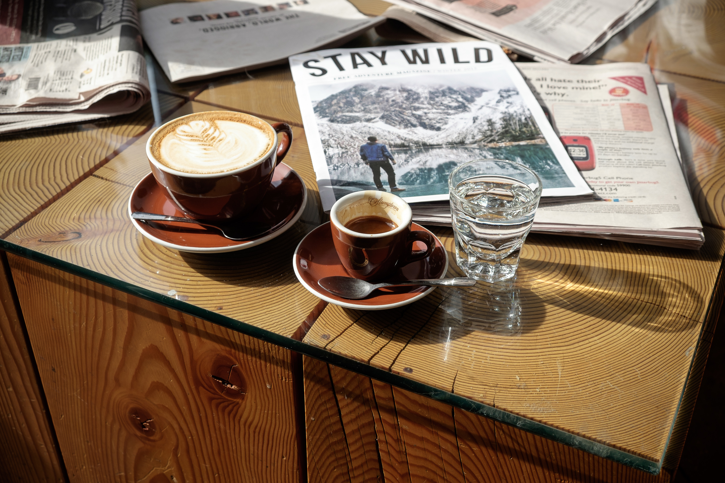 More Stumptown. I'm 80% sure there's crack in it.