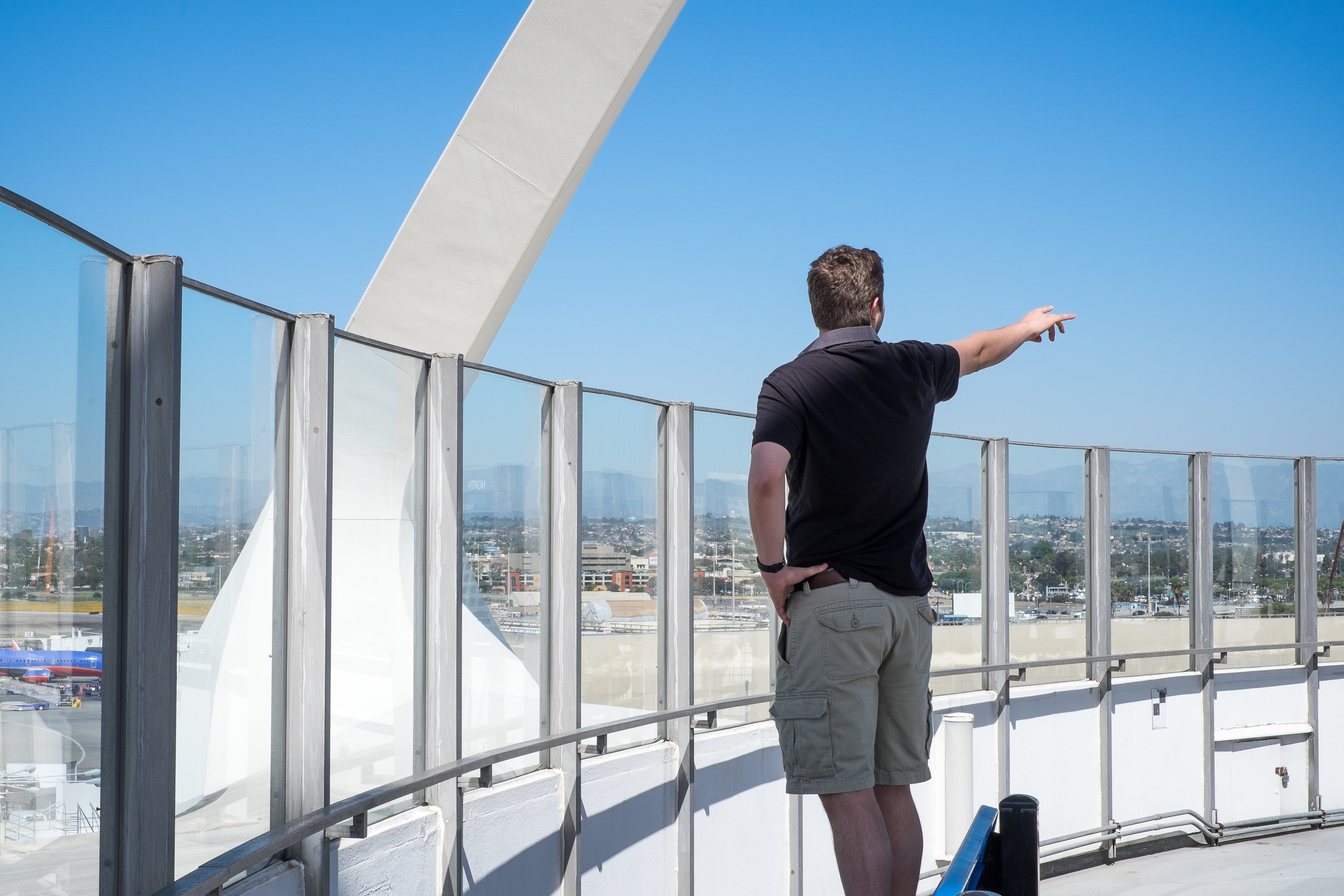 The observation deck.