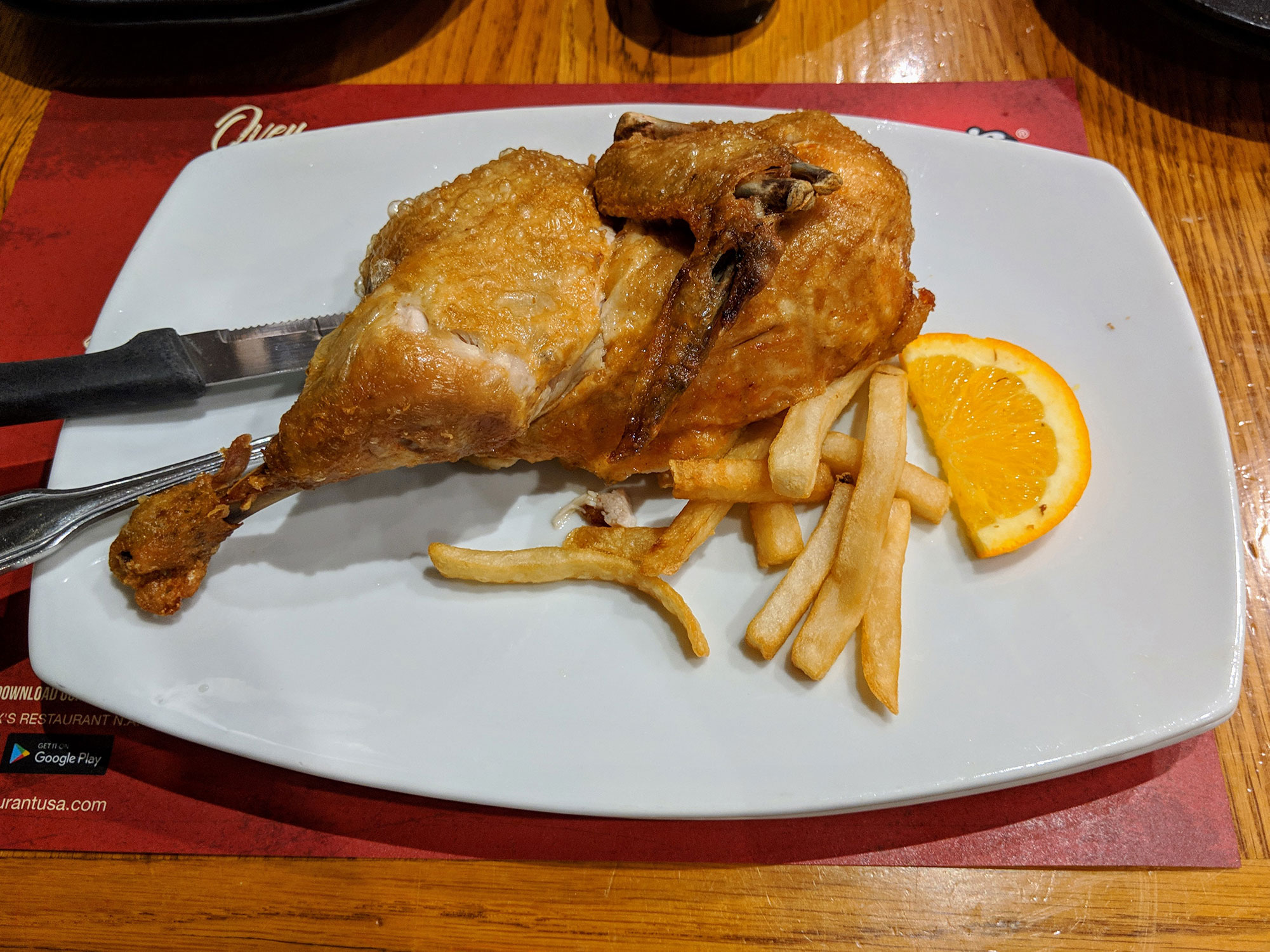Half Fried Chicken