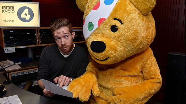 Teaching Pudsey to read The Shipping Forecast