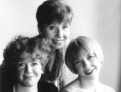 Carole Boyd with Nicola and Alexandra Bibby