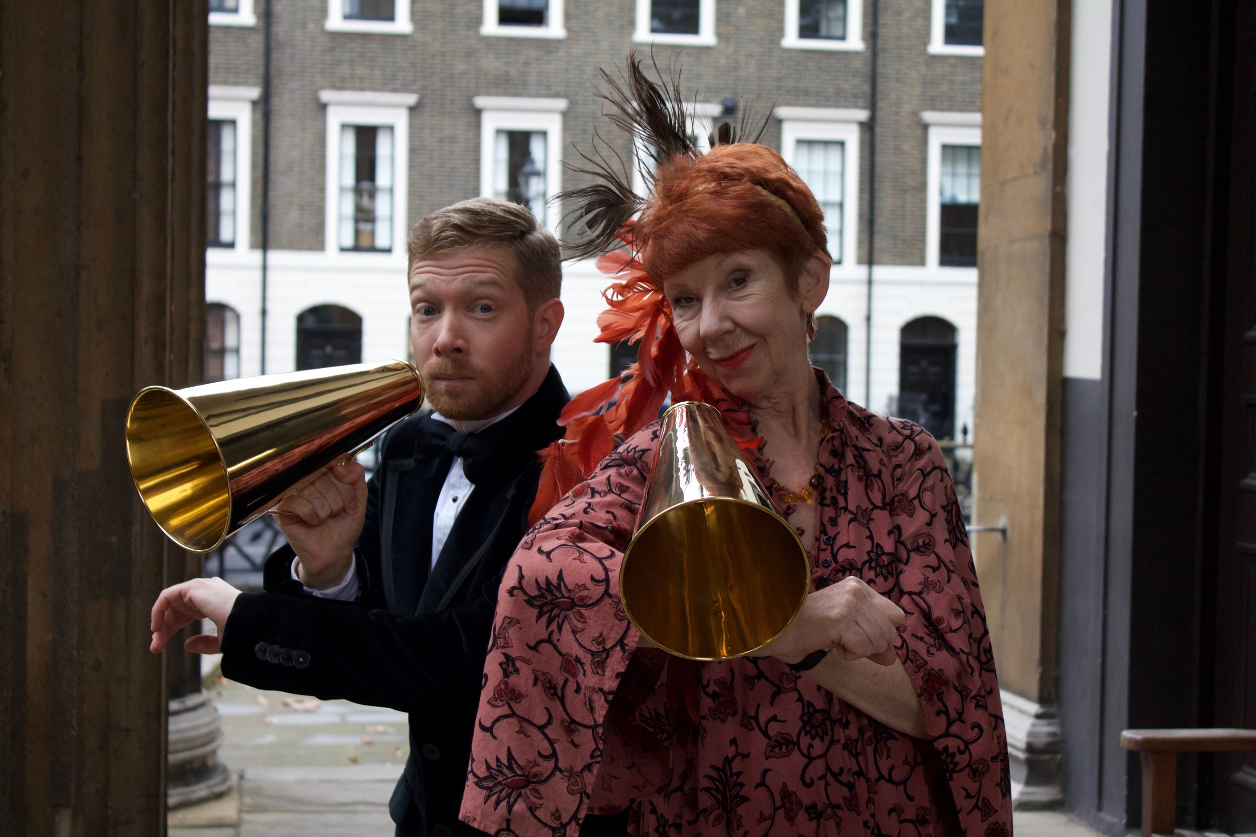 Zeb Soanes and Carole Boyd. Photo © Michael Bodie