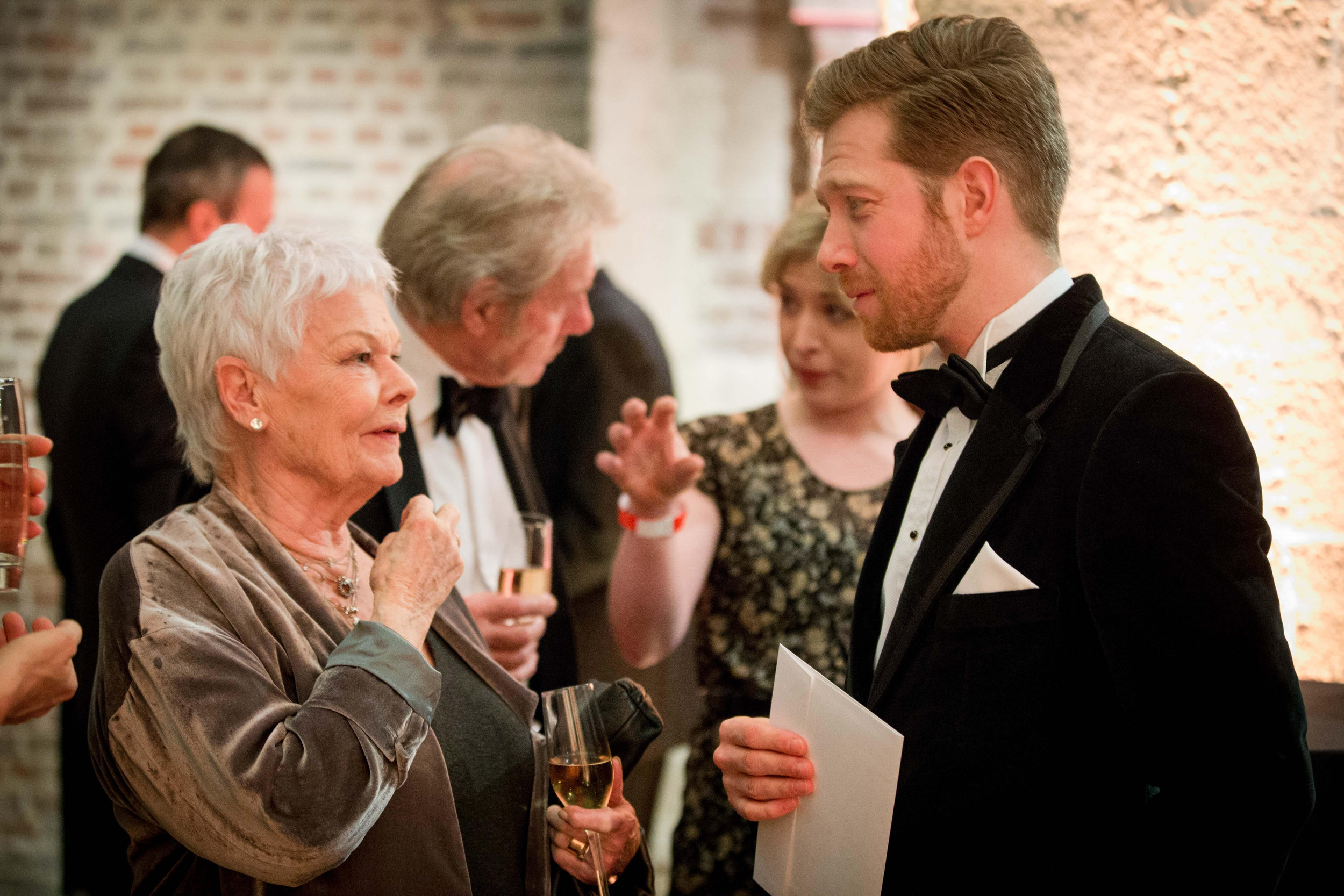 Hosting charity event with Dame Judi Dench