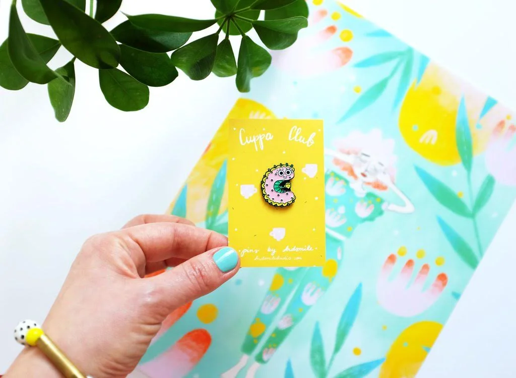 Win a cuppa club caterpillar enamel pin by Viktorija of Andsmile studio!.jpg