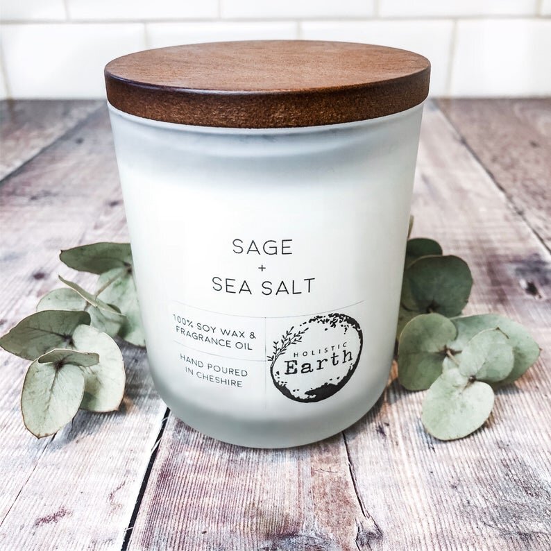 Sage &amp; sea salt candle