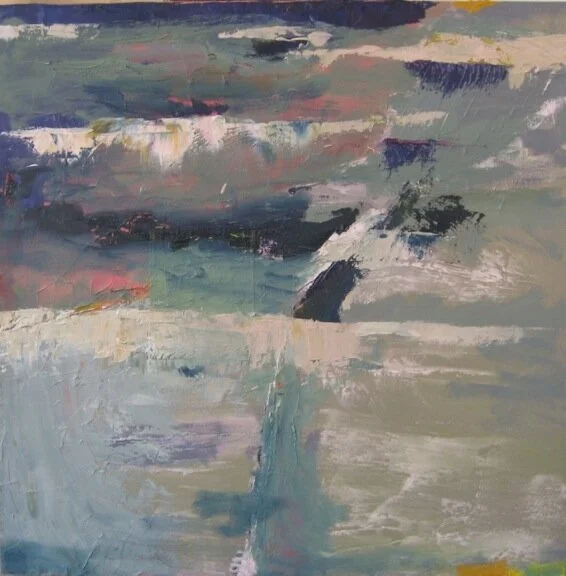 Shoreline, oil on canvas, 24X24 inches, $1,800