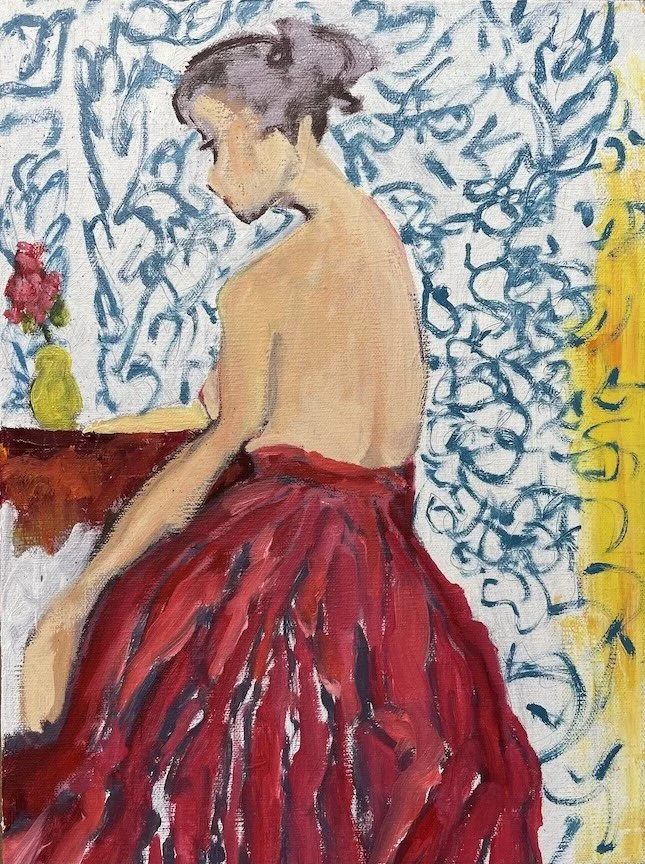 Day 14: Girl in Red Dress