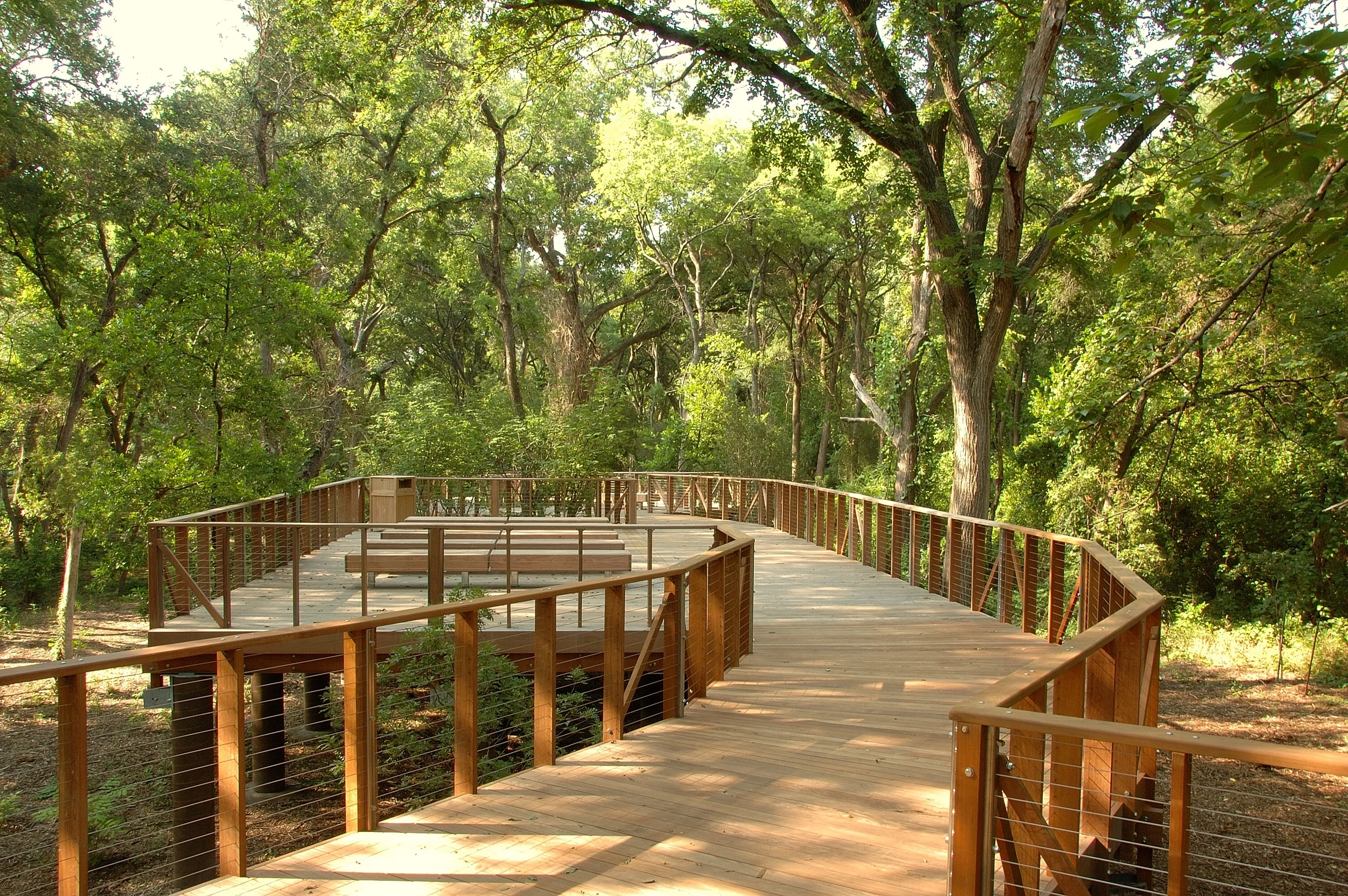 The boardwalk on opening day