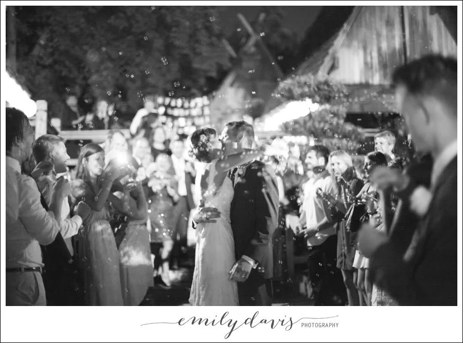 Bubble send off at the Pavilion, photo by Emily Davis