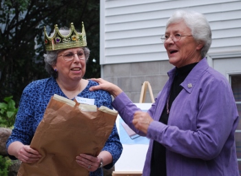2011 - First Award Diane Phillipi, All Programs Garage Sale Coordinator, Former Board Member, & Classroom Volunteer Pictured here (from left to right): Diane Phillipi and Sister Kathleen Spencer, MORE's Founder.